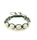 Iced-Out Shamballa-Style Bracelet